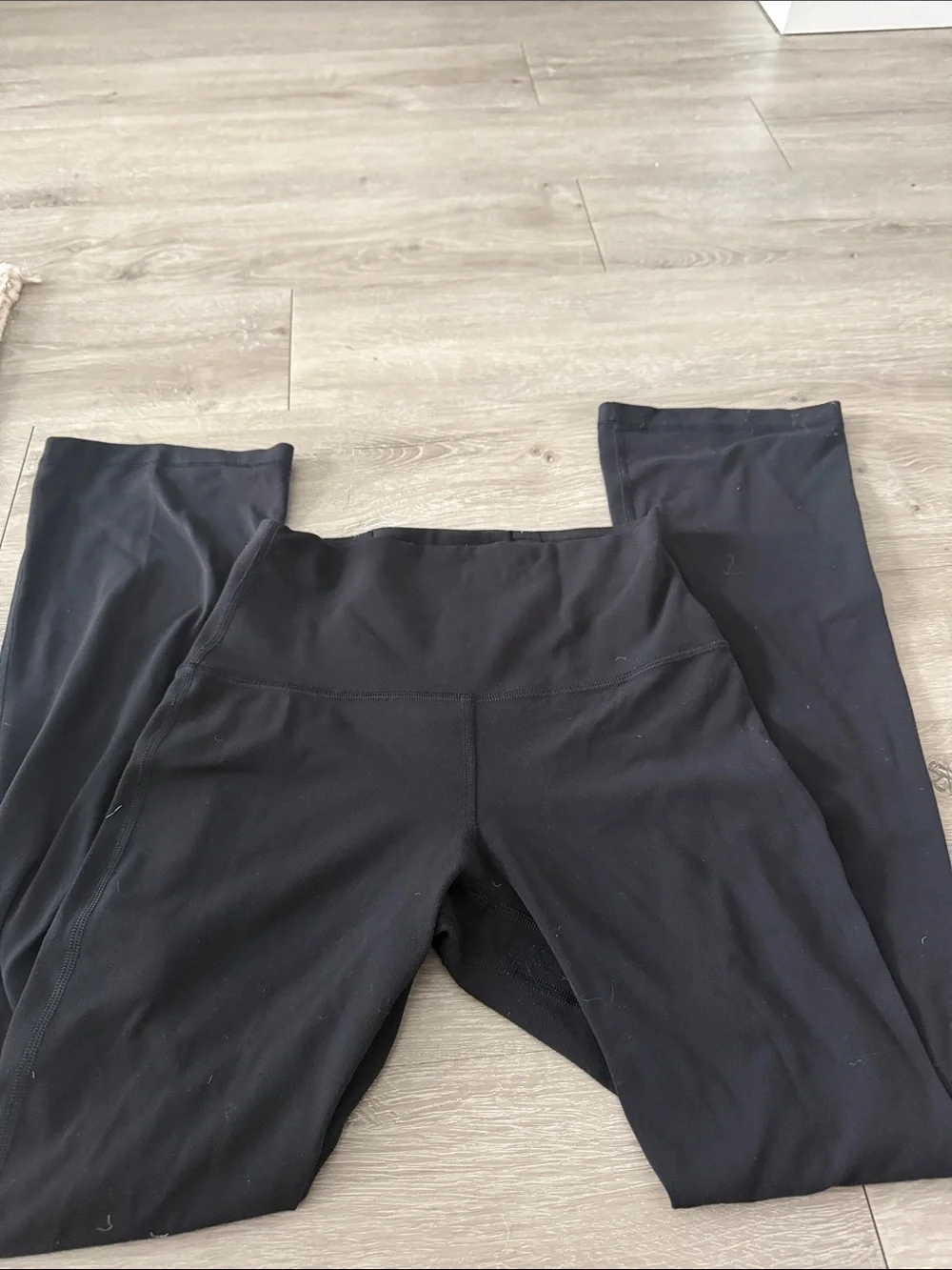 lululemon athletica Black Flared Leggings